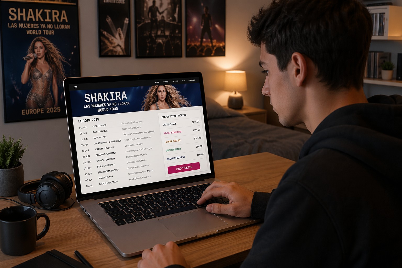 הקצב הלטיני משתלט על אירופה: איך משיגים כרטיסים שאקירה לסיבוב ההופעות החדש